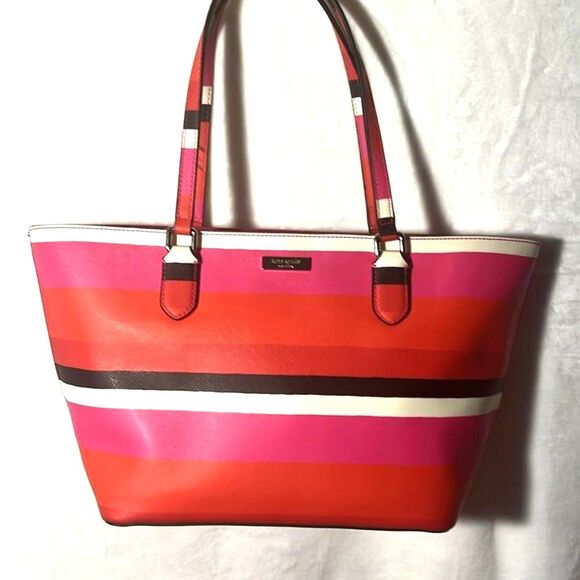 Kate Spade Laurel Way Bonita Stripe Tote - Picture 1 of 8